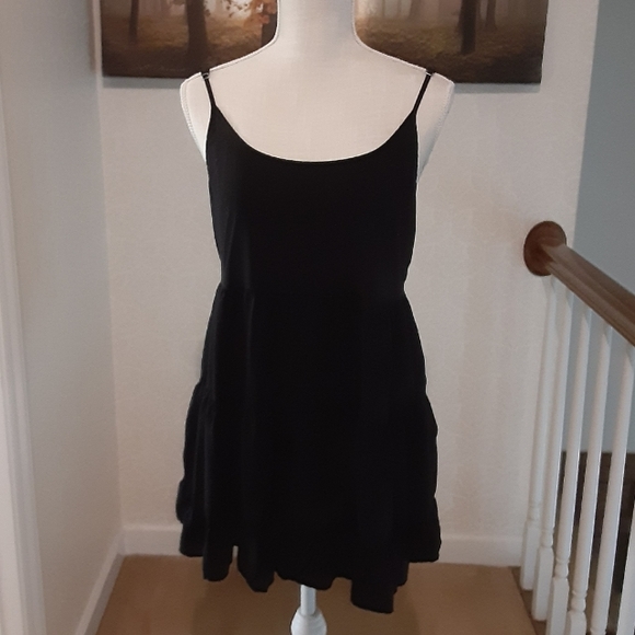 Brandy Melville Dresses & Skirts - Brandy Melville Black Spaghetti Strap Dress